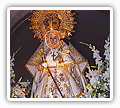 imagen de la virgen en procesi&oacute;n